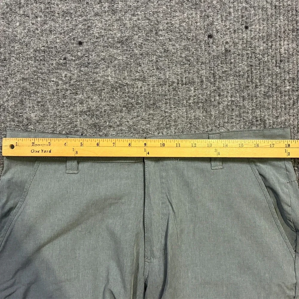 Reel Legends Mens Chino Shorts Size‎ 36 Gray Flat Front Outdoor High Rise